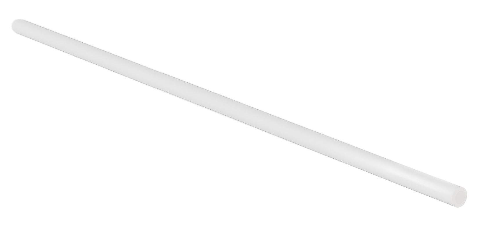 Gumové tlumící lanko do ÚCHYTOVÉHO LED profilu, GTV GLAX, bílé, 10bm